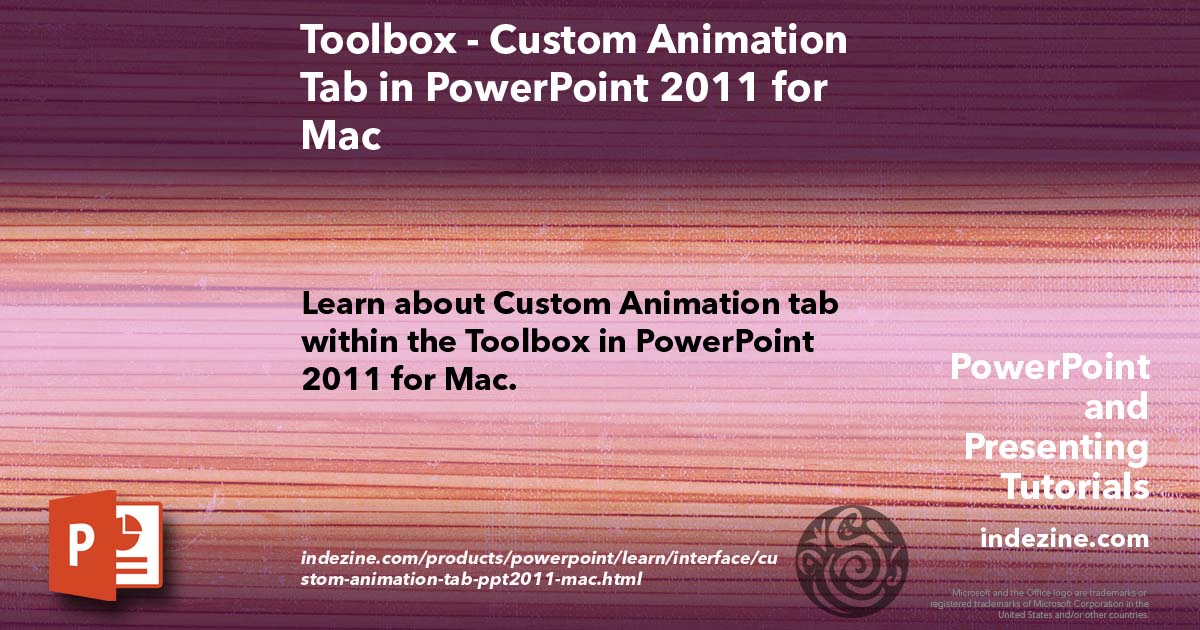 custom animation for powerpoint 2011 in mac